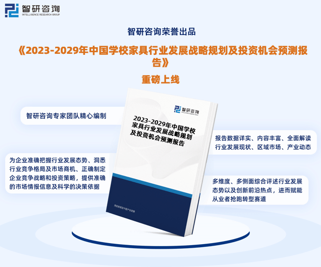 学校家具行业现状！2023年中国学校家具行业市场研究报告（智